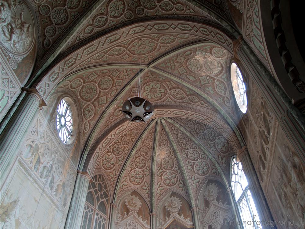 Biella - Dettaglio del soffitto del Duomo di Biella